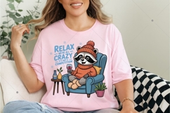 Raccoon Winter PNG, Funny Raccoon PNG Product Image 8