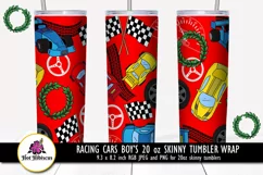 race cars tumbler sublimation wrap