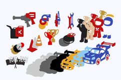 Racing champions Elements 3D SVG Product Image 3