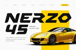 RACER - Racing Car Modern Font Product Image 4