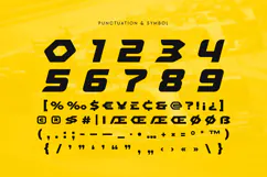 RACER - Racing Car Modern Font Product Image 7