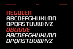 Neospeed - Futuristic Font Product Image 3