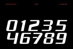 Neospeed - Futuristic Font Product Image 7