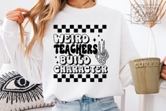 Weird Teachers Build Character SVG PNG - Funny Teacher Shirt Product Image 4