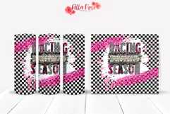 Racing Season | 20oz Tumbler Sublimation Wrap PNG Product Image 1