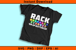 Rack ’Em Up Buttercup SVG Funny Pool Billiards Design Product Image 2