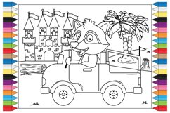 coloring animal cartoon for kids Product Image 1