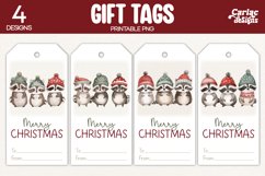 racoon gift tags