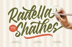 Radella Shathes Bold Calligraphy Font Product Image 1