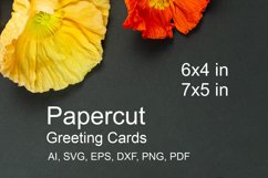 Radiant Sun Greeting Cards SVG Paper Cut Templates