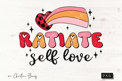 Radiate Self Love PNG | Valentine's Day PNG Product Image 3