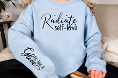 Radiate self love Sleeve SVG Product Image 2