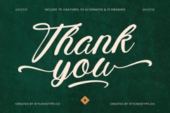 Radiate Yethina - Modern Script Font Product Image 20