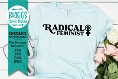 Radical Feminist SVG | Female Empowerment, Gender Equality Product Image 1