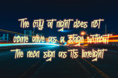 Radienty - Handwritten Neon Font Product Image 4