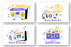 11 World Radio Day Illustration Product Image 3