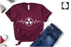 Radiographer/rad tech svg with floral and pulse design Product Image 3