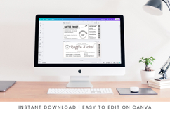 Canva Raffle Ticket Editable Template Product Image 7