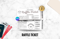Canva Raffle Ticket Editable Template Product Image 2