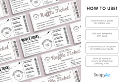 Canva Raffle Ticket Editable Template Product Image 10