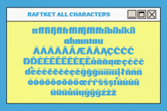 Raftket - Bold Display Sans Serif Font Product Image 14