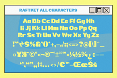 Raftket - Bold Display Sans Serif Font Product Image 15