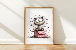 Ragdoll in a Gift of Love Valentine PNG Product Image 3