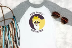 World's coolest shiba inu mom - funny Japanese dog print PNG Product Image 6