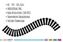 railway clipart elements for kids crafts