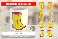 Mug Wrap Spring Rain Boot Product Image 1