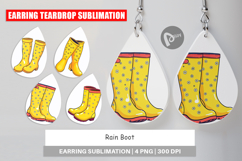 Earring Spring Rain Boot Product Image 1