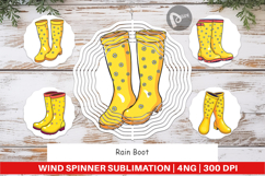 Wind Spinner Spring Rain Boot Product Image 1