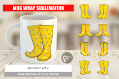 Mug Wrap Spring Rain Boot Product Image 1
