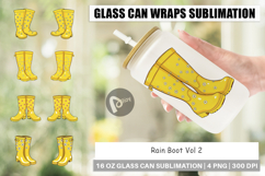 Glass Can Spring Rain Boot Product Image 1