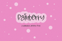 Rainberry Sans - A Sketch Font Product Image 1