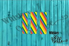 Rainbow Swirl Rhinestone Pen SS10 Rhinestone Pattern Product Image 1