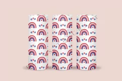 rainbow 4th of july skinny tumbler sublimation design for 20oz and 30oz skinny tumbler sublimation wrap