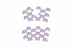 rainbow 4th of july starbucks 16oz hot cup wrap svg presized template for tumbler grande suitable for cricut and silhouette