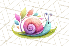 Rainbow Spring Animals Clipart, Pastel Rainbow Forest Png Product Image 3