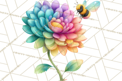 Rainbow Spring Animals Clipart, Pastel Rainbow Forest Png Product Image 5