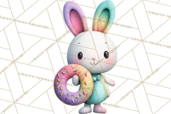 Rainbow Spring Animals Clipart, Pastel Rainbow Forest Png Product Image 5