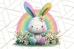 Rainbow Spring Animals Clipart, Pastel Rainbow Forest Png Product Image 4