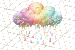 Rainbow Spring Animals Clipart, Pastel Rainbow Forest Png Product Image 2