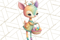 Rainbow Spring Animals Clipart, Pastel Rainbow Forest Png Product Image 5