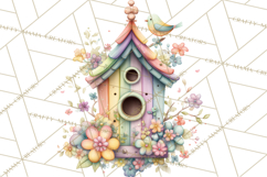Rainbow Spring Animals Clipart, Pastel Rainbow Forest Png Product Image 3