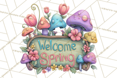 Rainbow Spring Animals Clipart, Pastel Rainbow Forest Png Product Image 5