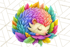 Rainbow Spring Animals Clipart, Pastel Rainbow Forest Png Product Image 5
