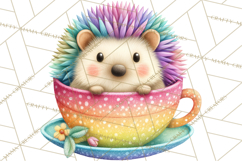 Rainbow Spring Animals Clipart, Pastel Rainbow Forest Png Product Image 2