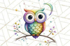 Rainbow Spring Animals Clipart, Pastel Rainbow Forest Png Product Image 2