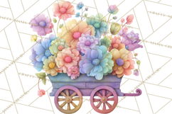 Rainbow Spring Animals Clipart, Pastel Rainbow Forest Png Product Image 4